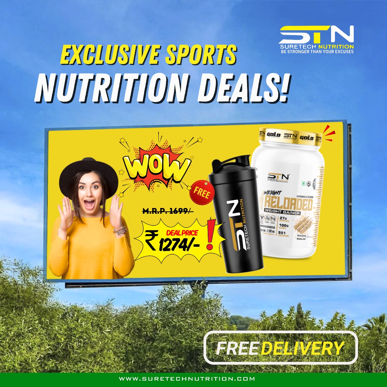 Weight Reloaded Gainer 1 KG